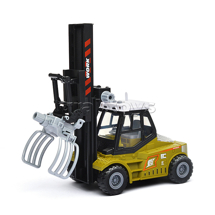 Машина "Погрузчик" с прицепом (свет, звук) в коробке