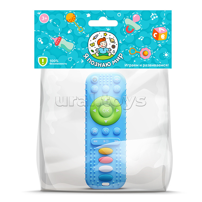 Игрушка грызунок "Пультик" в пакете