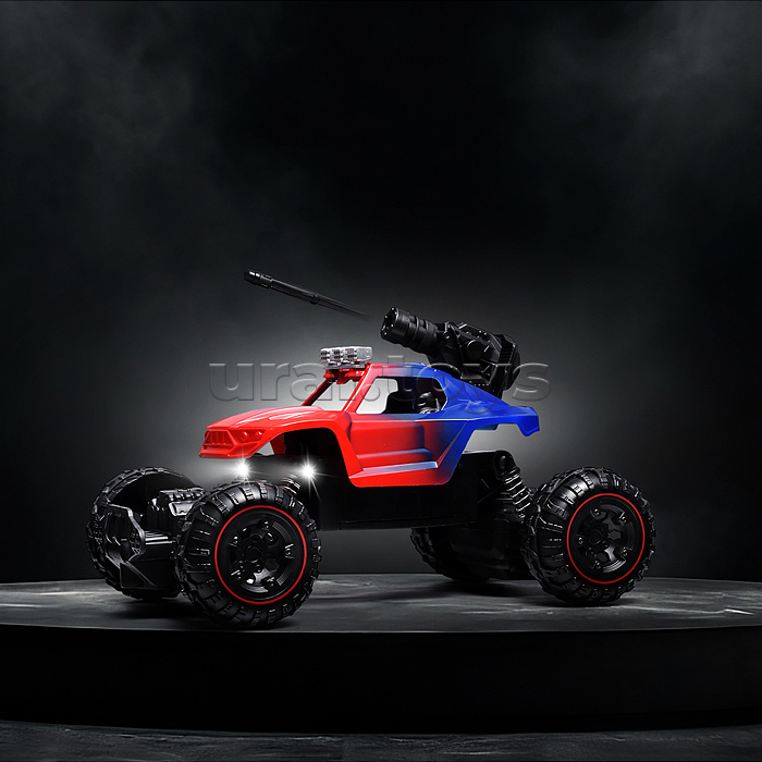 Машина "Багги. Мощный заезд"  стрельба , на р/у27 MHz, в коробке