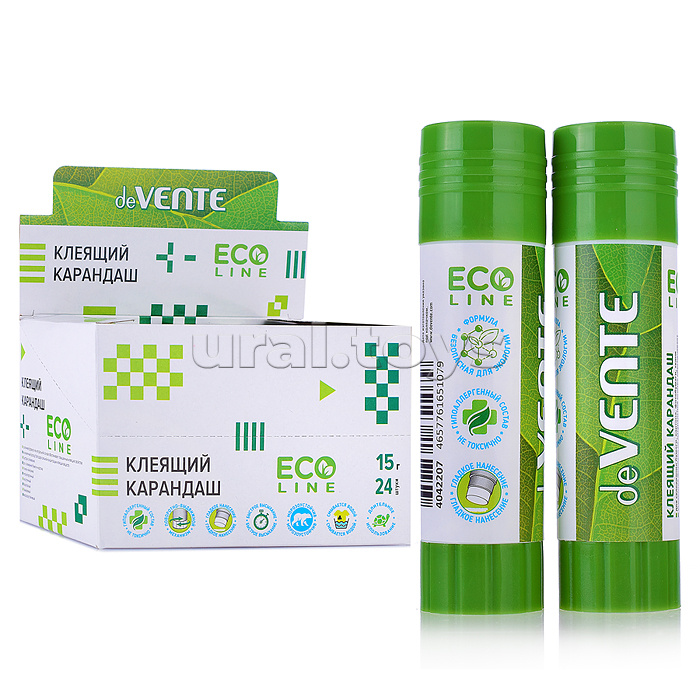 Клеящий карандаш "Eco-line" 15 г (быстросохнущий) в картонном дисплее с пластиковым поддоном Клеящий карандаш "Eco-line" 15 г (быстросохнущий) в картонном дисплее с пластиковым поддоном