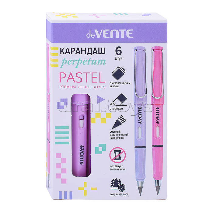 Карандаш ВЕЧНЫЙ подарочный "Perpetum. Pastel" с наконечником из специального металлического сплава Карандаш ВЕЧНЫЙ подарочный "Perpetum. Pastel" с наконечником из специального металлического сплава