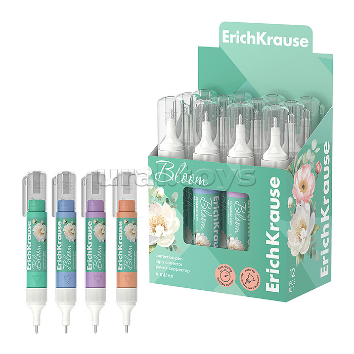 Ручка-корректор Pastel Bloom, 4мл