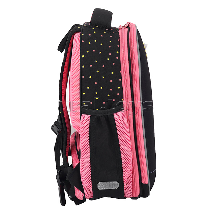 Рюкзак "Choice Lite. MooreCafe" школьный жесткий 38x29x17 см (17 л) вес 800 г, плотный износостойкий полиэстер с водоотталкивающей пропиткой, 2 отделения на молнии (одно отделение с разделителями для учебников, другое отделение с 2-мя органайзерами), 2 бо