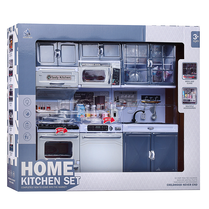 Мебель для кукол "Кухня" в коробке