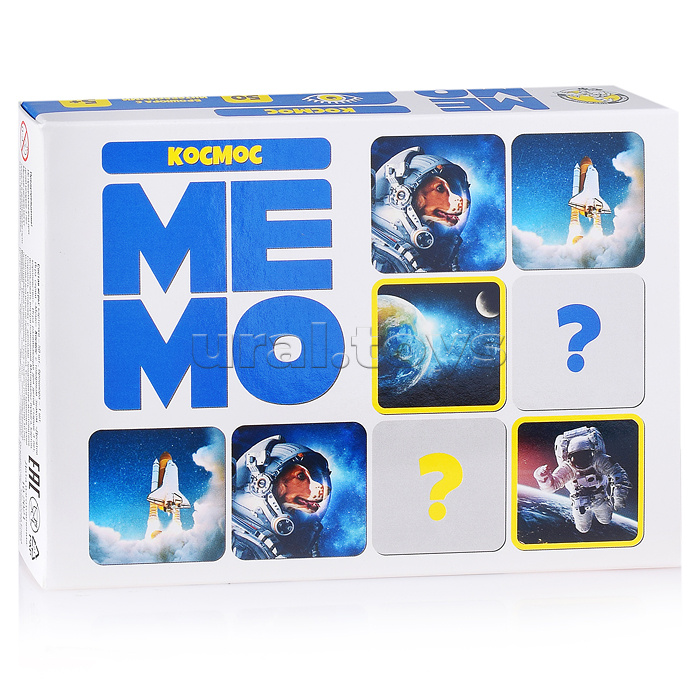 Игра настольная МЕМО "Космос" (50 карточек)