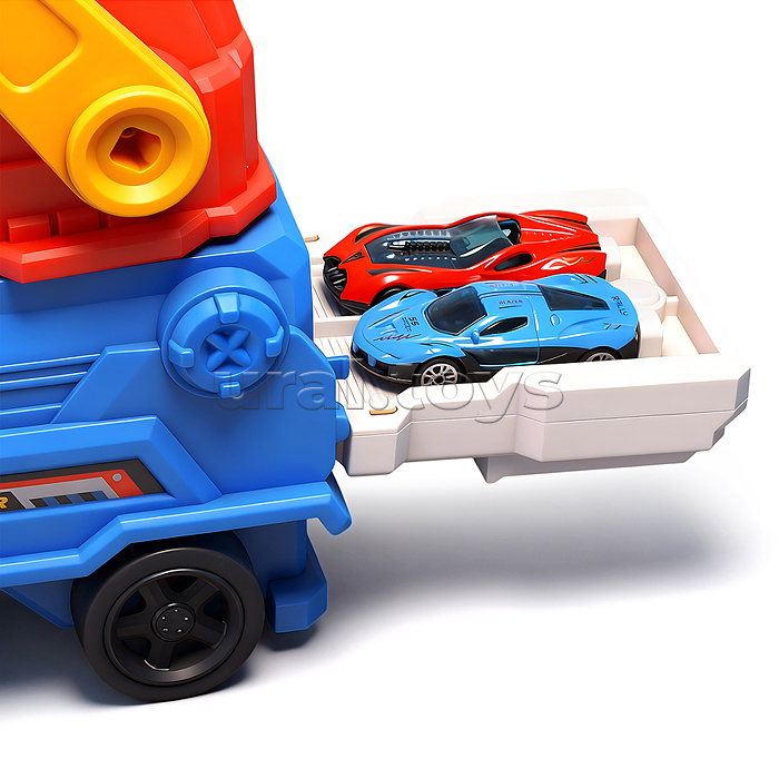 Паровоз с пушкой, в коробке