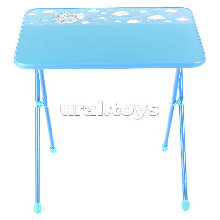 Комплект (стол+стул) (голубой)