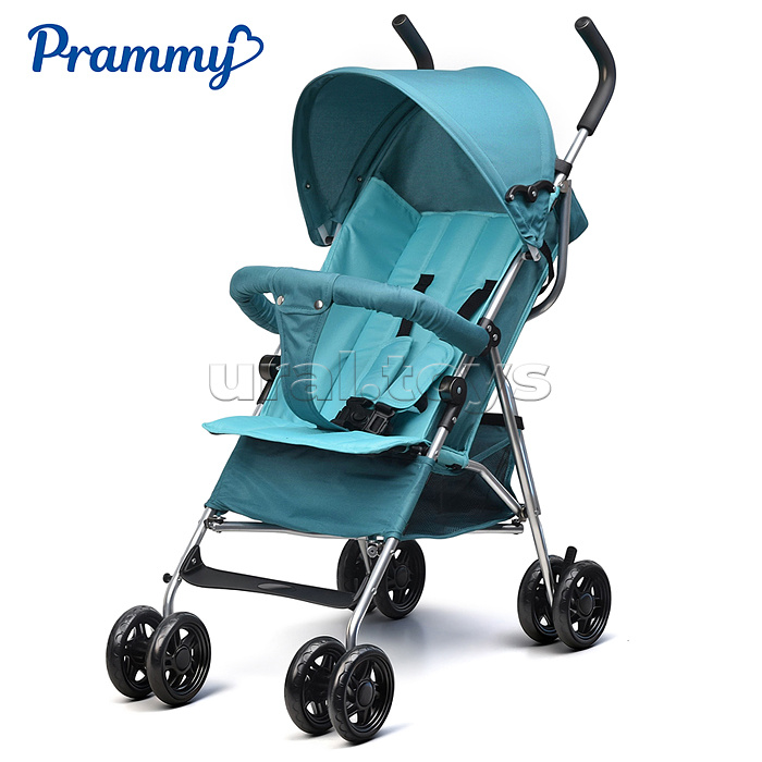 Детская прогулочная коляска-трость Prammy Teal, бирюзовый