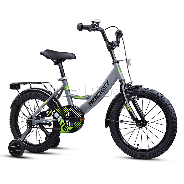 Велосипед 16" Rocket Gem, цвет серый