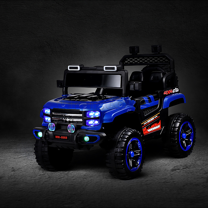 Электромобиль детский "Покоритель гор" (цвет синий)