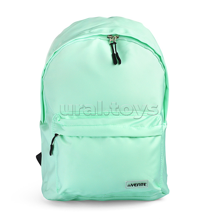 Рюкзак "Color Balance" подростковый 40x29x17 см (14 л) 250 г, нейлон, подклад, 1 отделение на молнии, 1 передний карман, аппликация из каучука, мятный