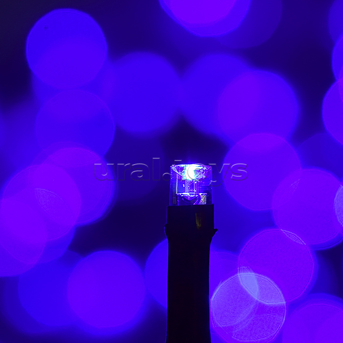Электрогирлянда светодиодная 30 м, 300 ламп, синий