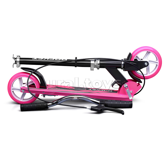 Самокат 2-х колесный ROCKET,колеса PU/ 145 мм,ABEC 7, розовый (в пакете)