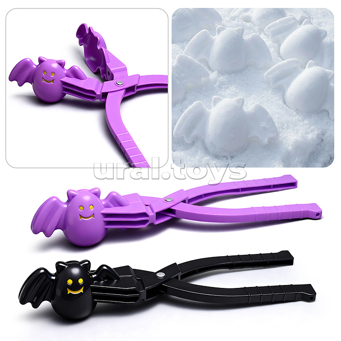 Формочка для лепки из снега "Летучая мышь" в сетке