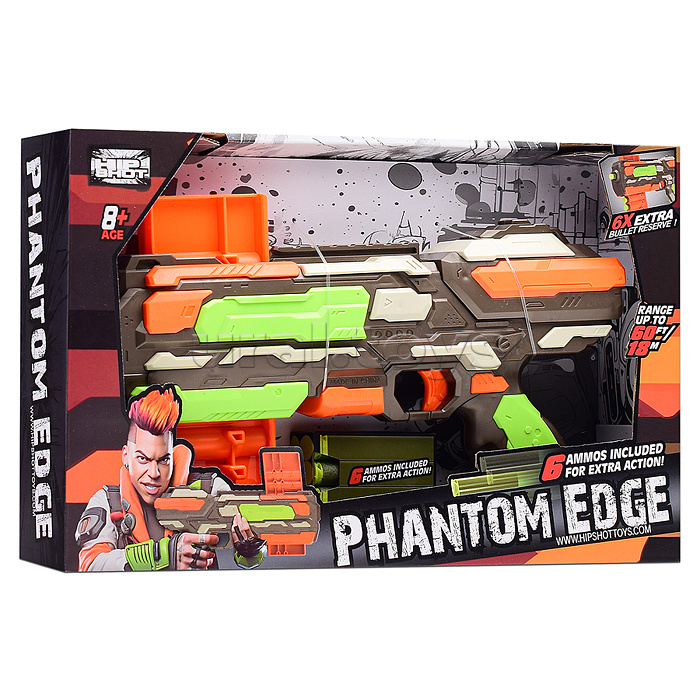 Бластер "Меткость стрелка" с мягкими пулями, в коробке