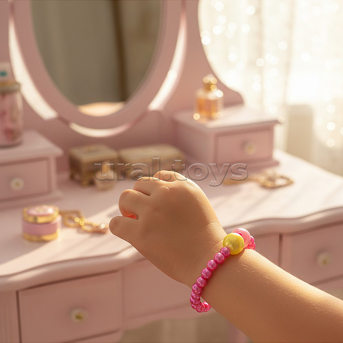 Набор украшений "Русалочка" (браслет, кольцо и клипсы) в пакете