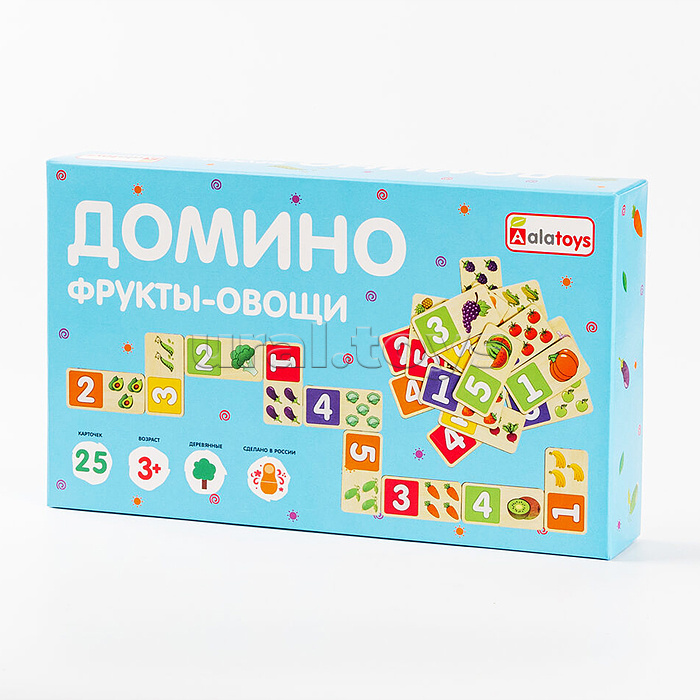 Домино "Фрукты-овощи"