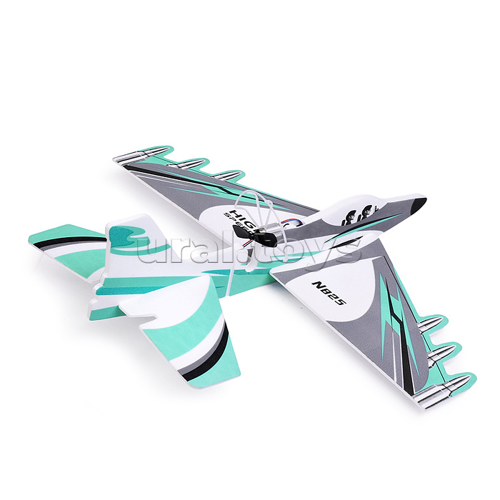 Самолет "Воздушное судно-2" цвет (зеленый), в коробке