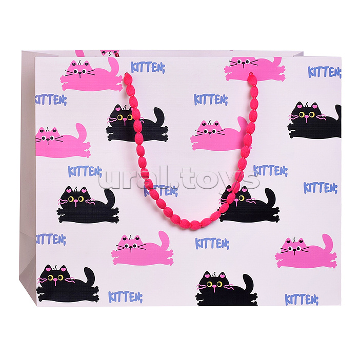 Пакет подарочный "Cat" 33*25*12см.