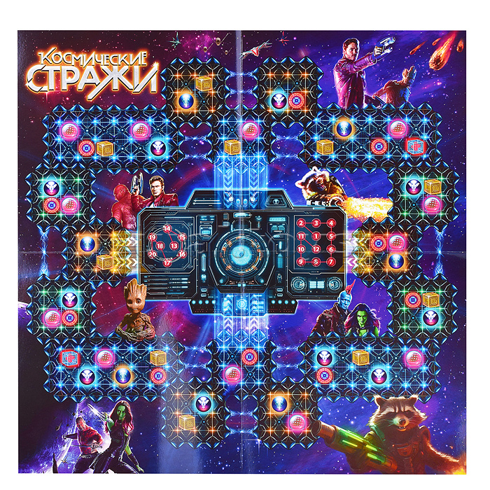 Настольная игра-ходилка квадрат "Космические стражи" 40 карточек. Настольная игра-ходилка квадрат "Космические стражи" 40 карточек.