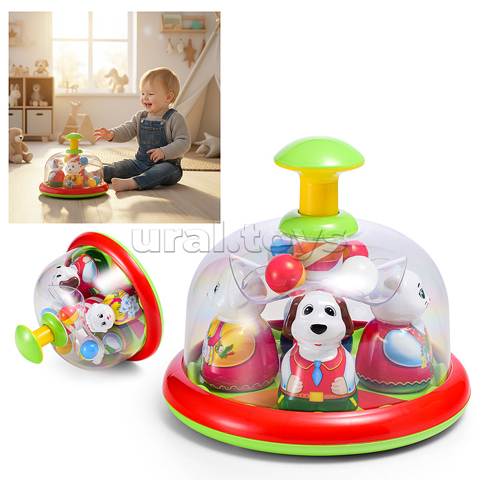 Юла-карусель "Аттракцион" в п/пакете