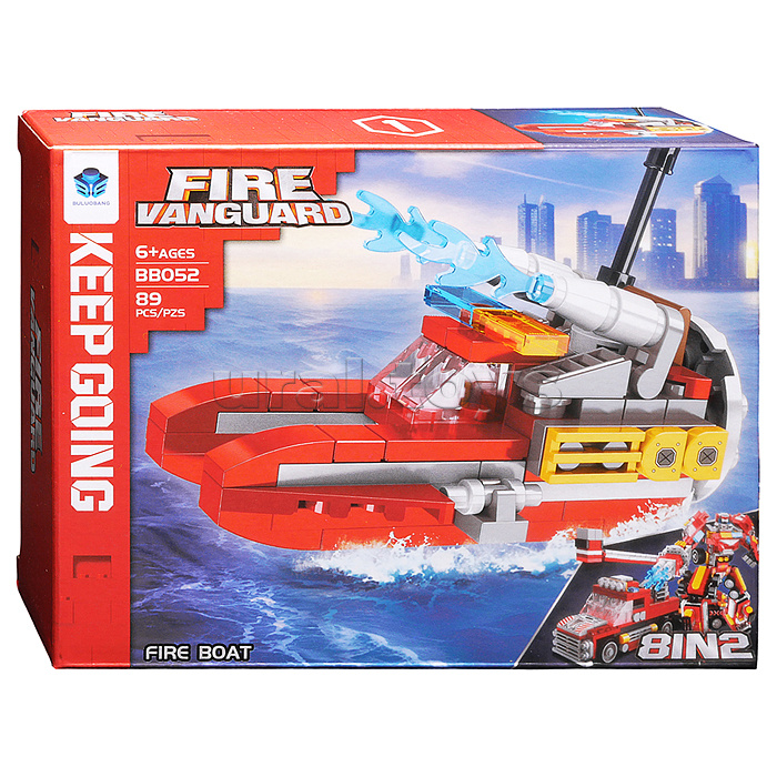 Конструктор "Хранитель безопасности" 8 в 1 (731 дет.) в коробке