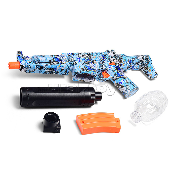 Автомат "Огонь" стреляет гелевыми пулями, в коробке