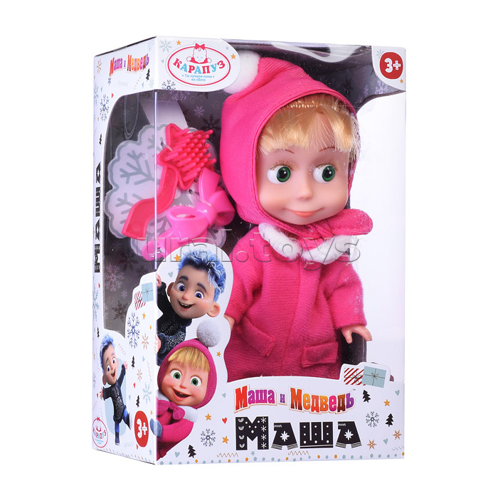 Кукла Маша 15 см, "Маша и Медведь" (без звука, акс,) коробке Кукла Маша 15 см, "Маша и Медведь" (без звука, акс,) коробке