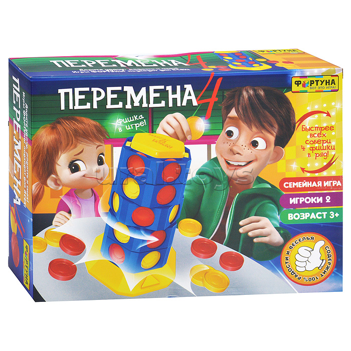 Настольная семейная игра "4 Перемена"