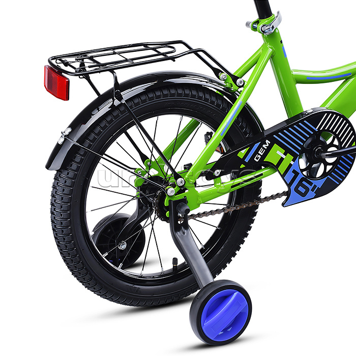 Велосипед 16" Rocket Gem, цвет зеленый