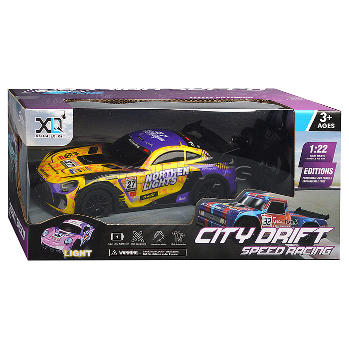 Машина "Citi drift" р/у, 27 MHz, в коробке Машина "Citi drift" р/у, 27 MHz, в коробке