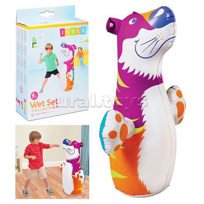 Игрушка для плавания «Зверюшка-неваляшка», от 3-8 лет, микс, 44669NP INTEX