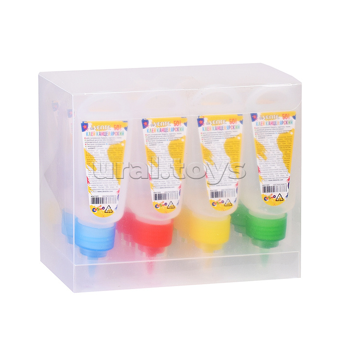 Клей канцелярский"Cosmo" морозоустойчивый (до -40°C) 050 г, в пластиковом тюбике с дозатором и петлей