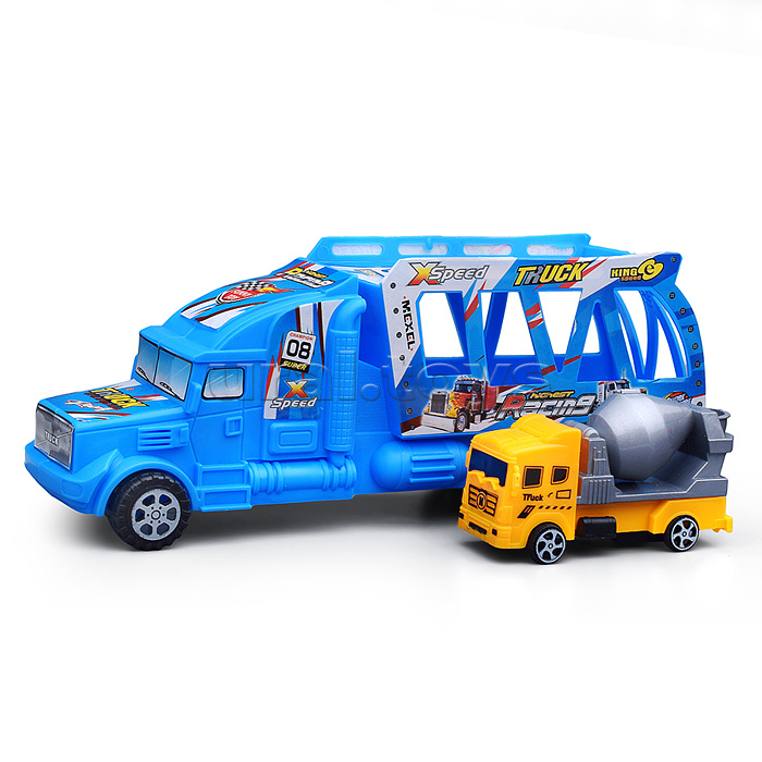 Автовоз, со спецтехникой, в пакете