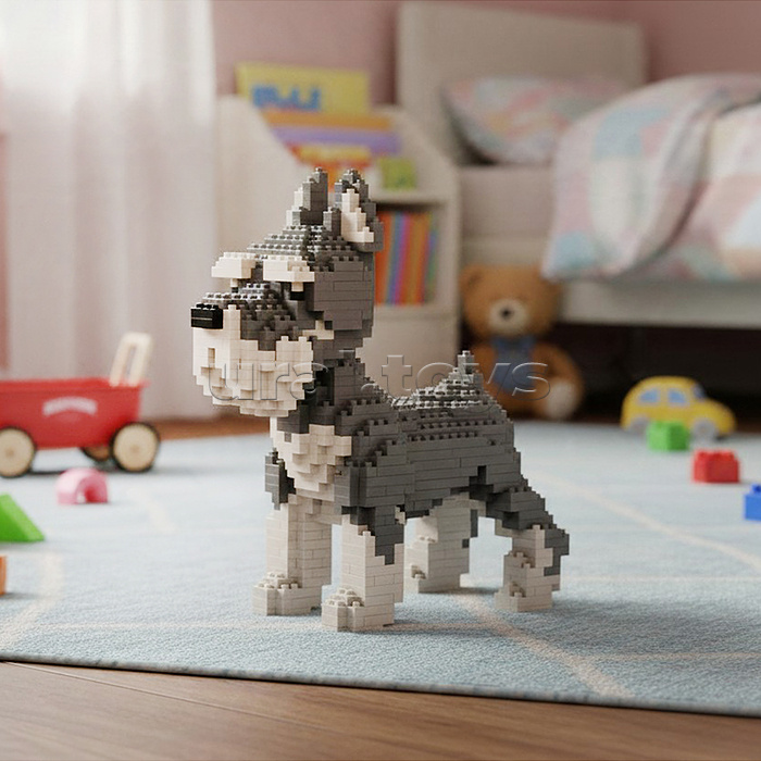 Конструктор "Шнауцер" 3D, в коробке
