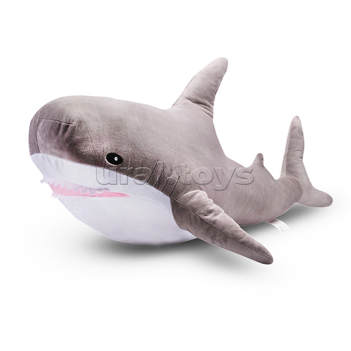 Акула Спайк, 100см, серая
