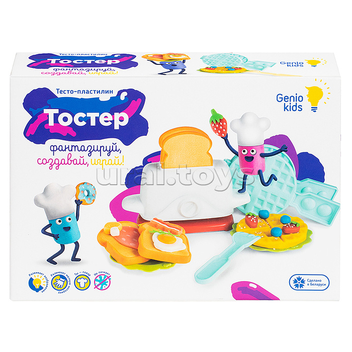 Набор для детской лепки "Тостер" Набор для детской лепки "Тостер"