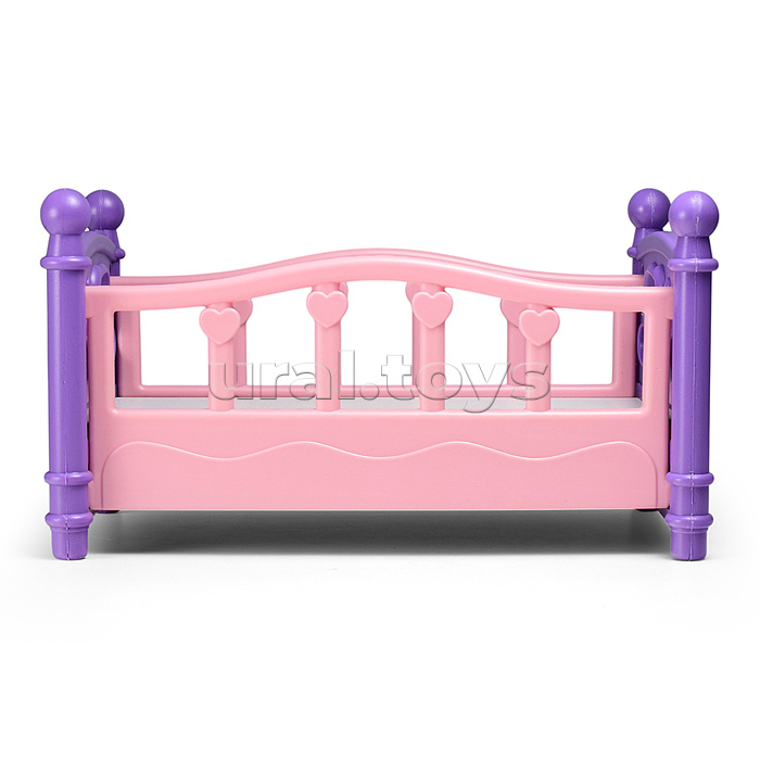 Кровать для кукол (37*21*21 см) пластмассовая