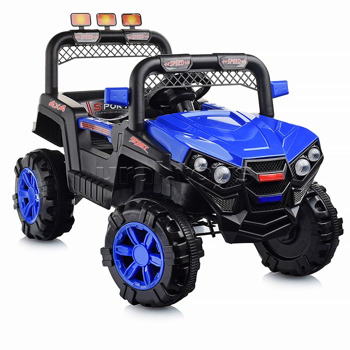 Детский электроквадроцикл ROCKET, 2 мотора по 20 Вт, синий