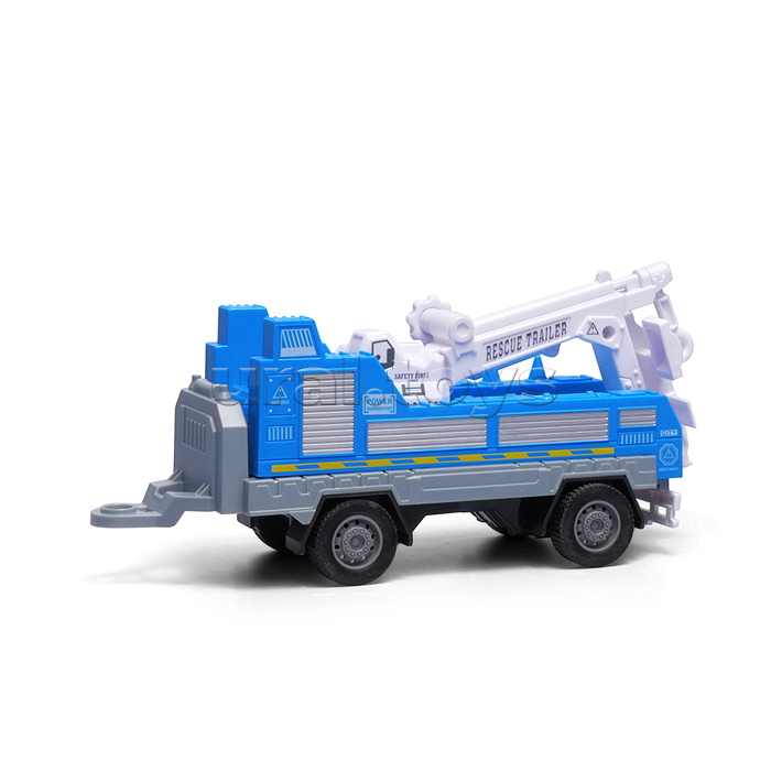 Машина "Полицейский прицеп" 1:43 в коробке