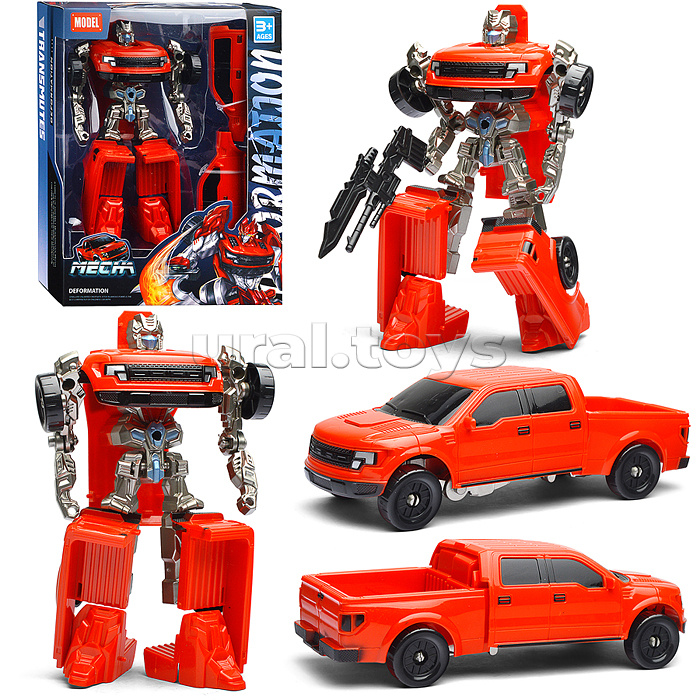 Робот "Авто скорость" трансформирующийся, в коробке