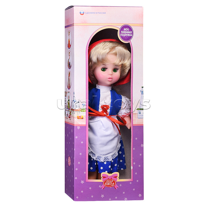 Кукла Красная шапочка 35 см., в коробке