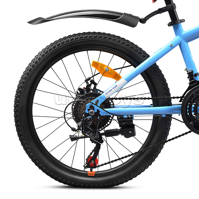 Велосипед 22" Rocket Aries 2.0 , цвет синий, размер 13"