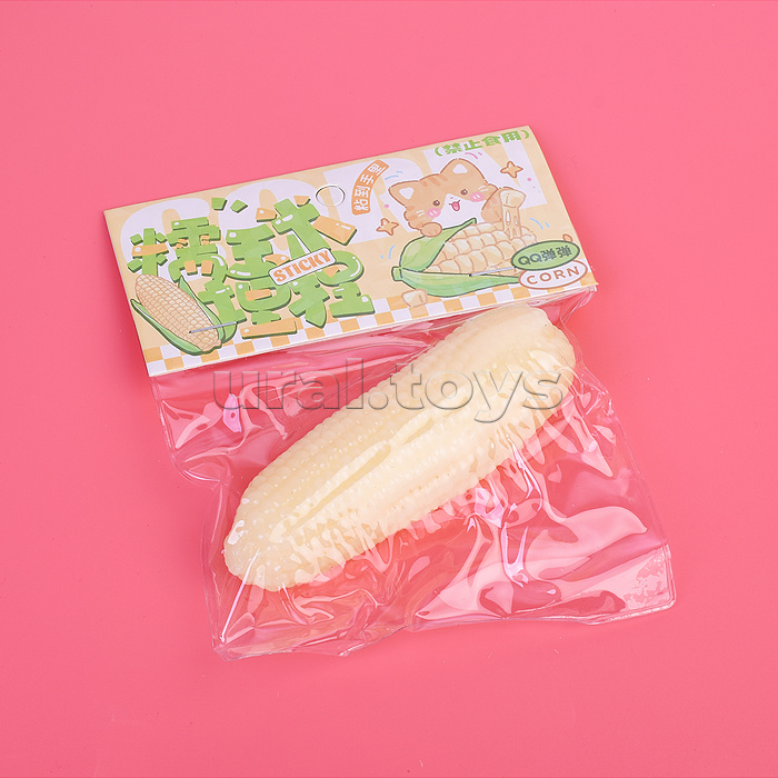 Игрушка -антистресс "Кукуруза" в пакете