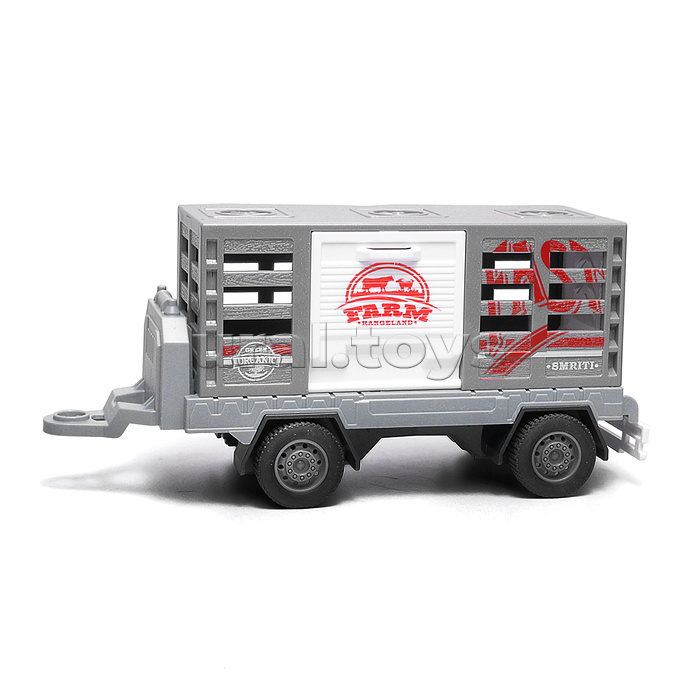 Машина "Двухзвенный прицеп" 1:43 в коробке