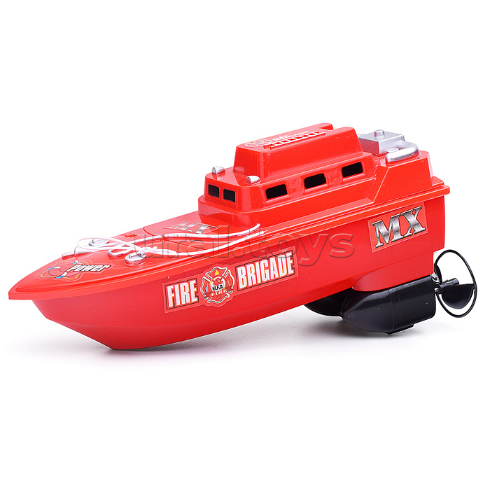 Катер "Пожарная бригада" р/у, 27MHz, в коробке