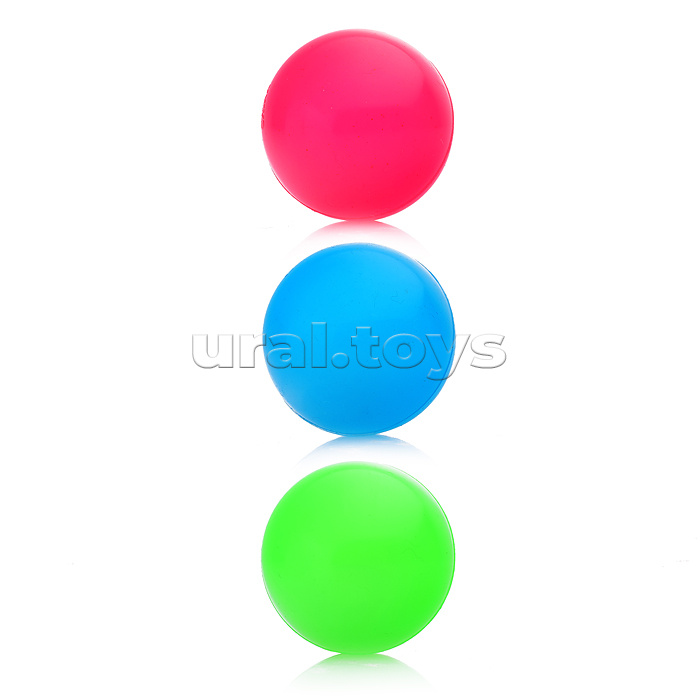 Мяч "Цветная фантазия-1" (4,5 см), со светом, в тубе