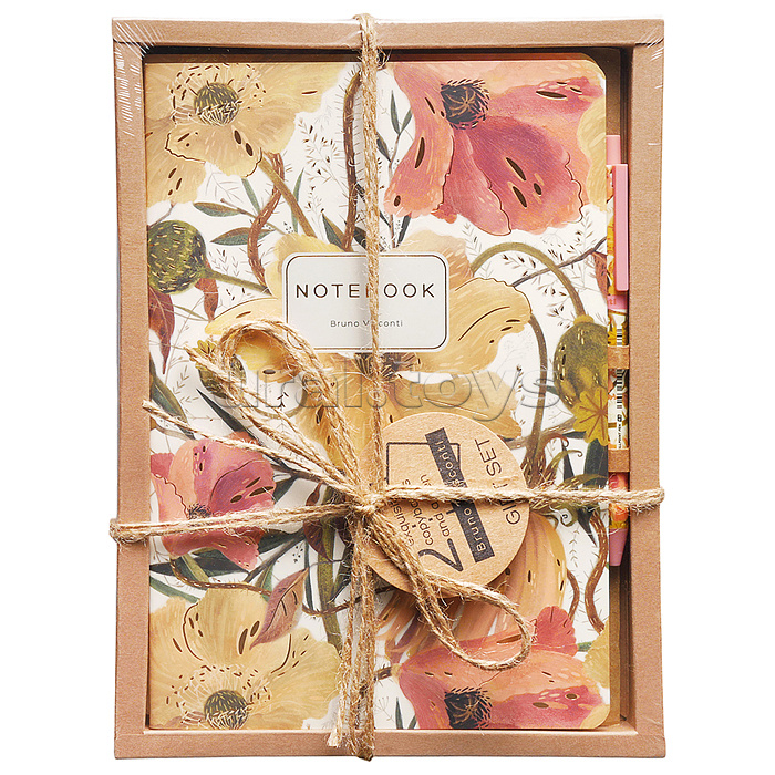 Набор подарочный "Flora. Цветочная страсть" (две тетради BV и ручка)