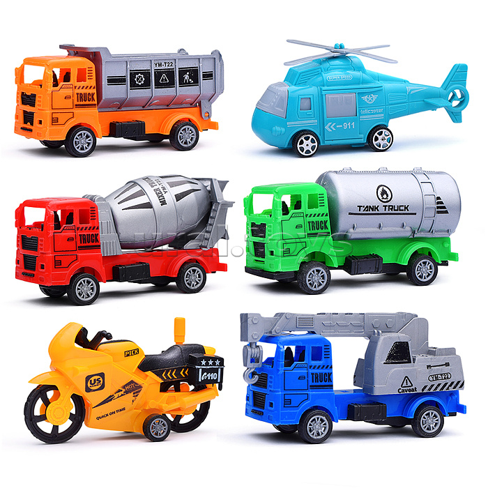 Набор машин "Городские строители" в пакете