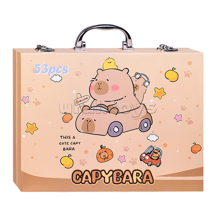 Набор для юного художника "Капибара" (53 предмета)